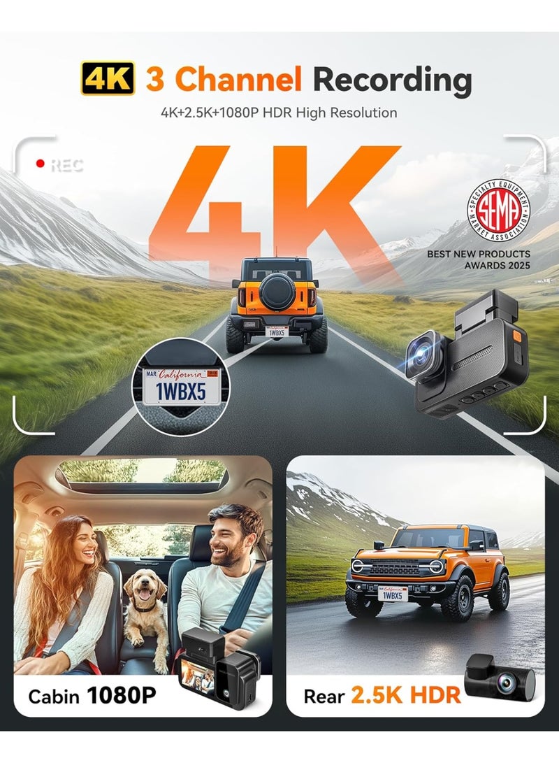 وولف بوكس كاميرا أمامية وخلفية داخل السيارة - Image 2