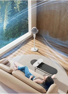 BORTONY Smart Chargeable Air Cooling Fans Portable Air Ventilation Wind Air Circulation Fan With Remote Control  - Image 4
