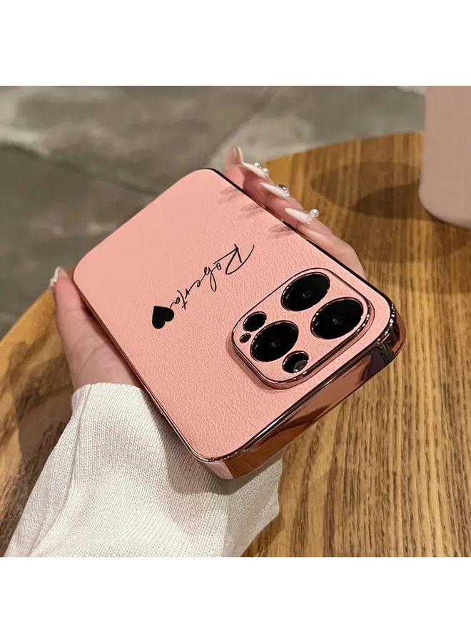 Customized Green Leather Phone Case Compatible With iPhone 14 Pro - Image 5