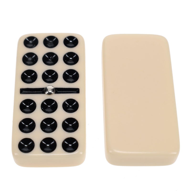 WE Games Double Nine Dominoes with Spinners - Premium Ivory Tiles, Ideal Size, Classic Family and Adult Board Game - Image 3