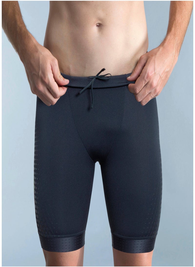 NABAIJI NABAIJI by DECATHLON, Men Swimming Jammer with Inner Mesh Lining Secure Fit & Durable Blue  - Image 2