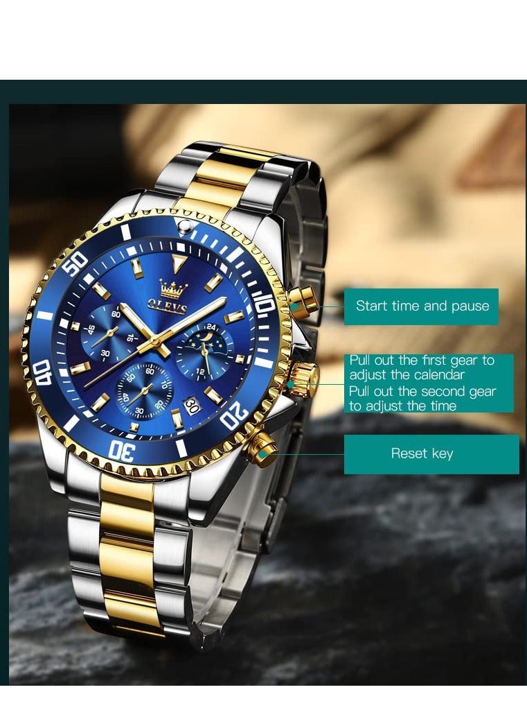 أوليفز ساعات على شكل ساعة كوارتز مقاومة للماء 2870 - Image 4