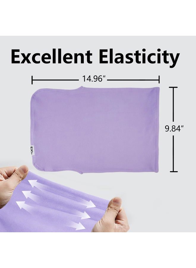 EXski Neck Gaiters for Men Women, Winter Neck Warmer Windproof Face Mask Scarf for Cold Weather Outdoor Sports, Purple, Unisex - Image 5