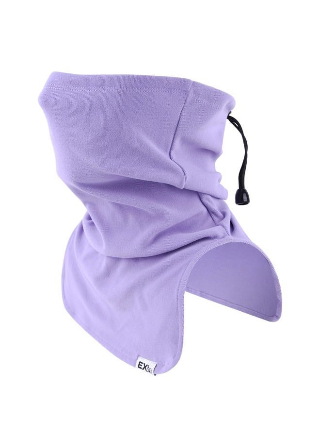 EXski Neck Gaiters for Men Women, Winter Neck Warmer Windproof Face Mask Scarf for Cold Weather Outdoor Sports, Purple, Unisex - Image 1