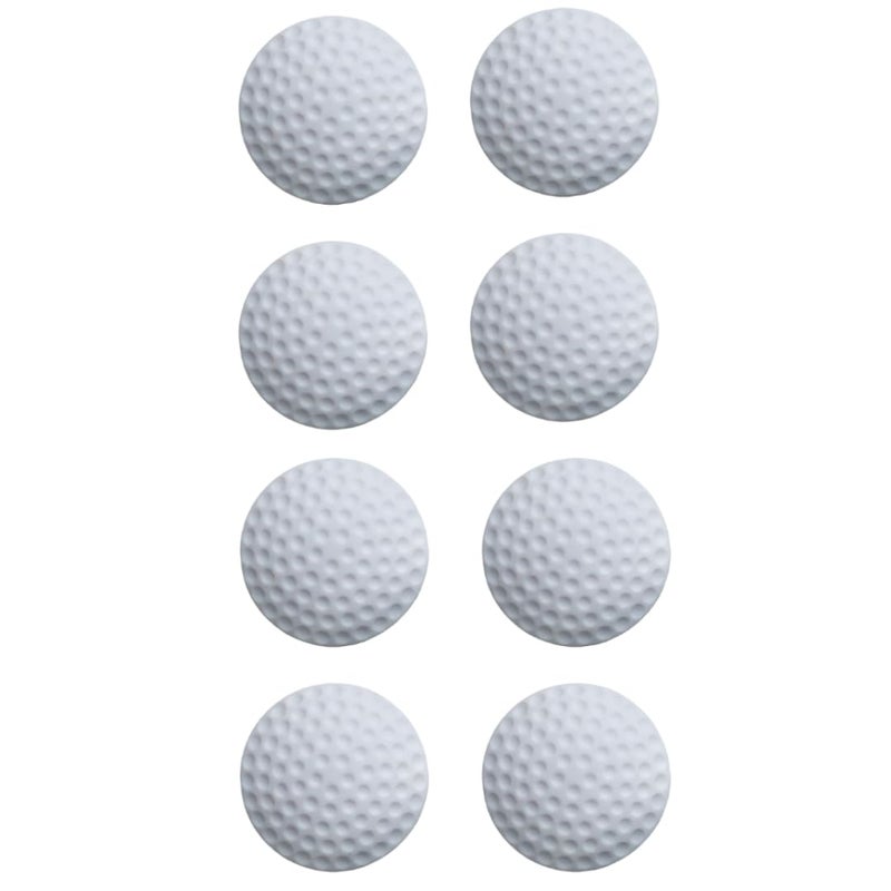 ALP Rubber Wall Protector Knob Cover – Self Adhesive Door Handle Bumper Guard – Protects Walls from Door Handles, Stops, Headboards, Refrigerator Doors (White, Pack of 8) - Image 1