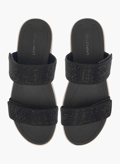 Le Confort Women's Embellished Flatform Slip-On Sandals