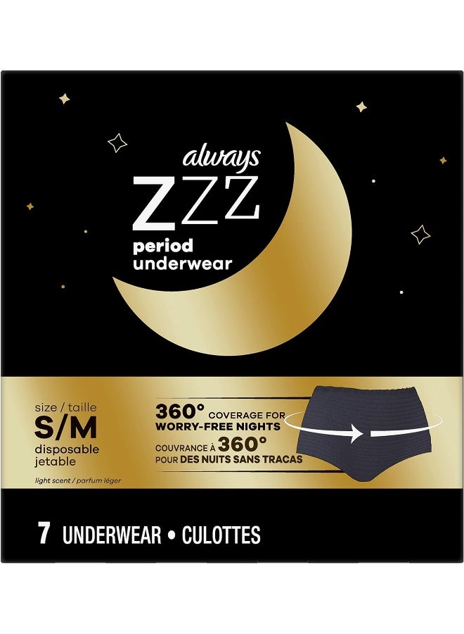 Always Zzz Overnight Disposable Period Underwear For Women Size Classic (Pack Of 1)