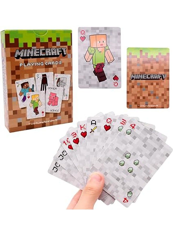 general Minecraft Poker Card Games, Minecraft Playing Card Games, Funny Toys, Giant Poker Cards, Table Playing Cards, Perfect Family Party Game Gifts - Image 1