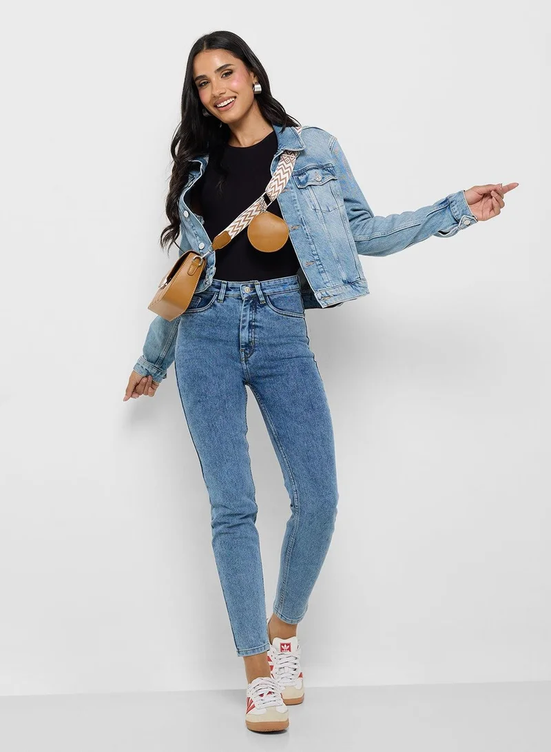High Rise Skinny Jeans