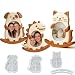Liscra Silicone Resin Mold for Moving Photo Frame DIY Rocking SeeSaw Picture Frame Molds with Dinosaur Kitten Puppy Shape Stand Holder for Resin Casting Personalized Home Decor Handmade Gifts 4 PCS - Image 2