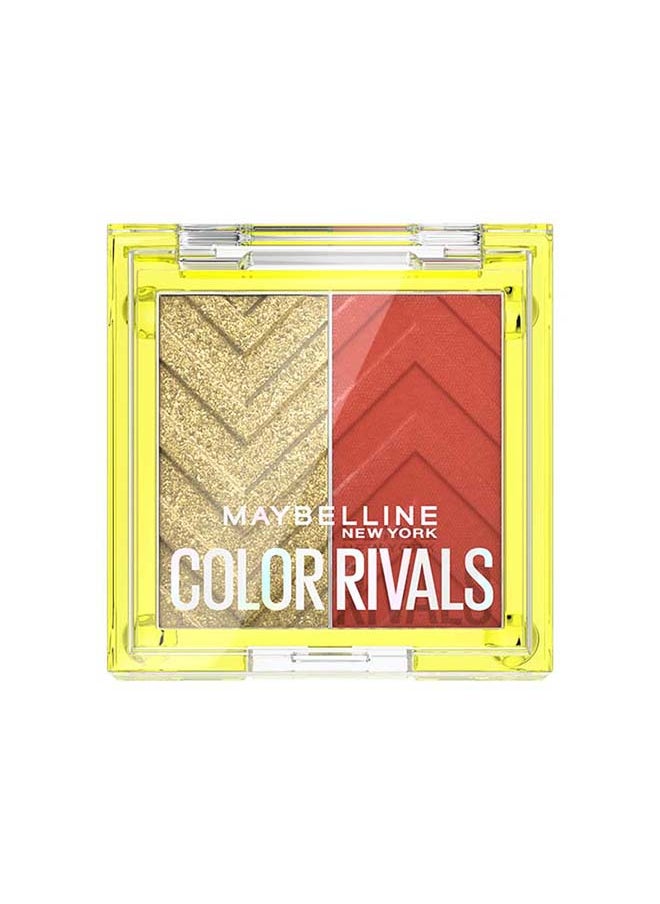 MAYBELLINE NEW YORK - Color Rivals Eyeshadow Duo Waterproof Chill And Daring - Image 1