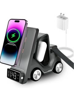 5 in 1 Fast Wireless Charger, Suitable for iPhone 15/14/13/12/11/X Suitable For Huawei Mate30/20, For Samsung Galaxy S22/S21/S20/S10/ For Apple Watch,For Apple Series Wireless Charging Device