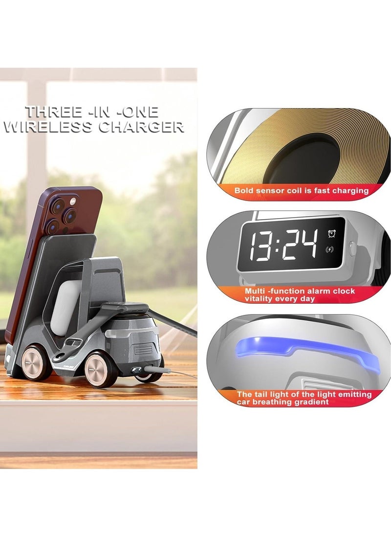 ASIV - 5 in 1 Fast Wireless Charger, Suitable for iPhone 15/14/13/12/11/X Suitable For Huawei Mate30/20, For Samsung Galaxy S22/S21/S20/S10/ For Apple Watch,For Apple Series Wireless Charging Device - Image 1