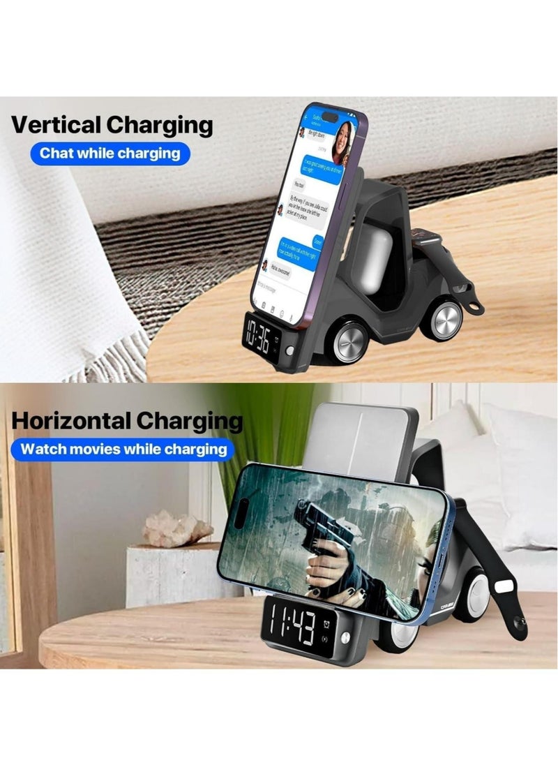 ASIV - 5 in 1 Fast Wireless Charger, Suitable for iPhone 15/14/13/12/11/X Suitable For Huawei Mate30/20, For Samsung Galaxy S22/S21/S20/S10/ For Apple Watch,For Apple Series Wireless Charging Device - Image 1