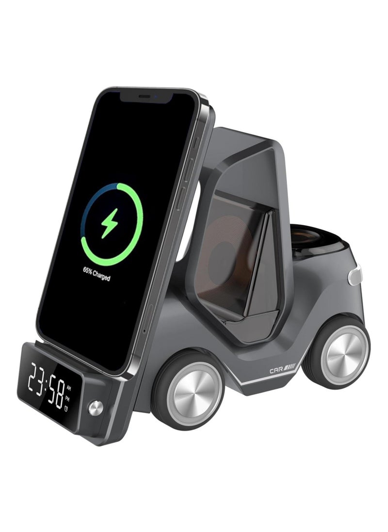 ASIV - 5 in 1 Fast Wireless Charger, Suitable for iPhone 15/14/13/12/11/X Suitable For Huawei Mate30/20, For Samsung Galaxy S22/S21/S20/S10/ For Apple Watch,For Apple Series Wireless Charging Device - Image 1