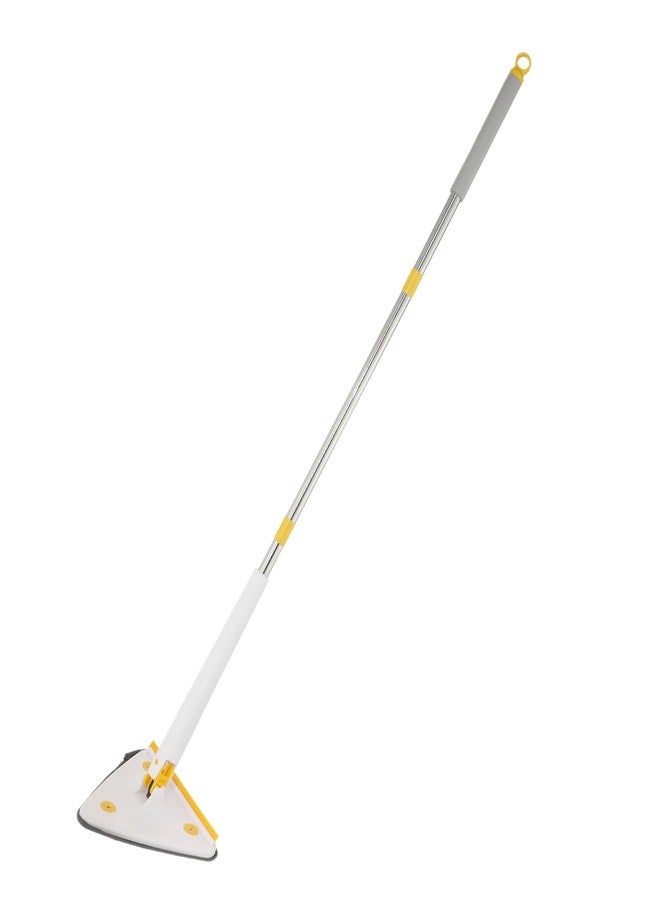 PRIME PICK Triangle Mop, 360-degree Rotatable Triangle Adjustable Wall Cleaning Mop Floor Wet and Dry Cleaning, Removable and Washable - Image 1