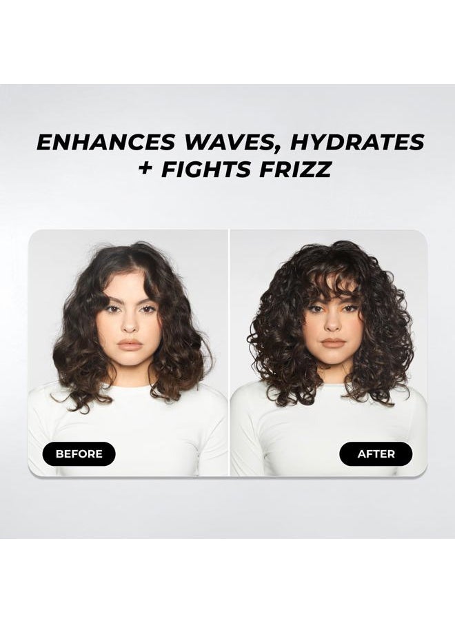 XMONDO Hair Wavetech Wave Conditioner | Vegan Formula with Moringa & Argan Oil to Boost Hydration, Tame Frizz, and Enhance Your Wavy Hair, 8 Fl Oz 1-Pack  - Image 2