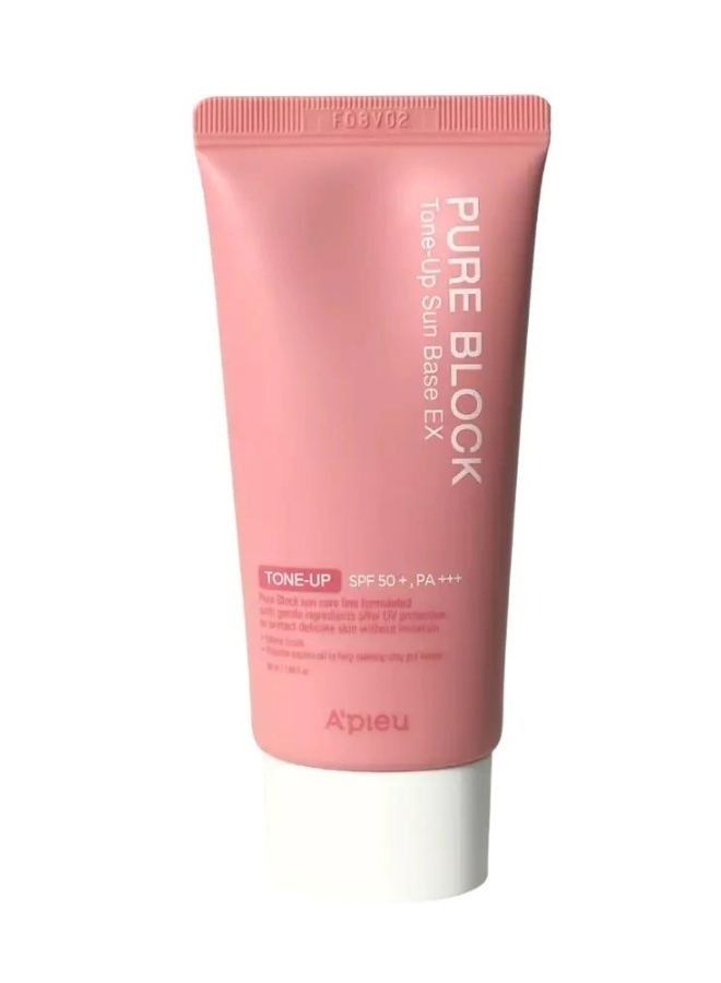 A'PIEU Pure Block Tone Up Sun Base Cream - SPF 50 - Image 1