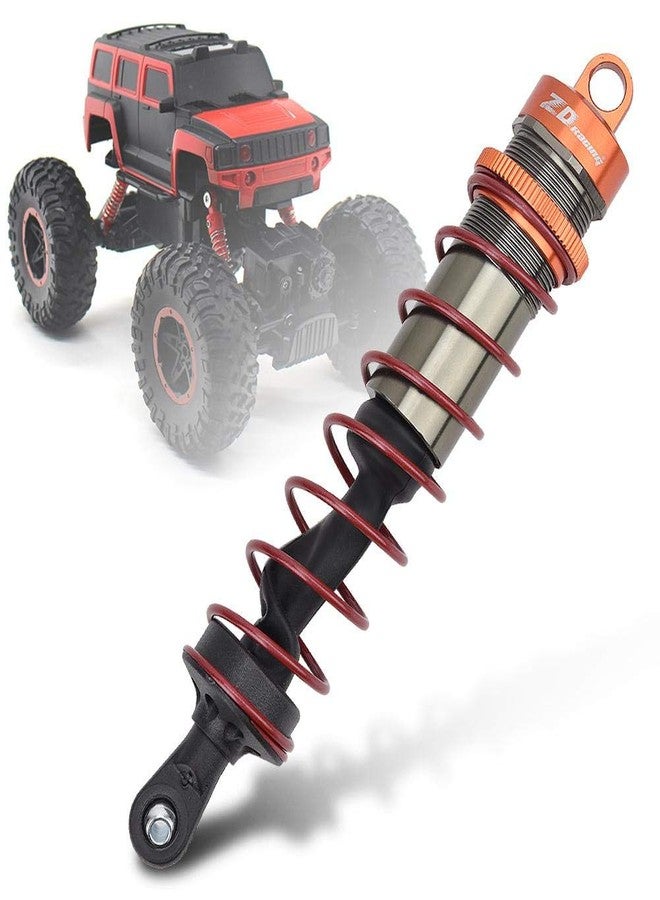Dilwe امتصاص الصدمات RC، ممتص صدمات معدني قابل للتعديل بضغط الزيت أمامي وخلفي متوافق مع سيارة RC 1/8 (برتقالي) - Image 4