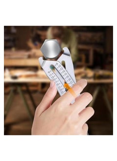 PROMASS Portable Precise Thread Size Checker Keychain, Bolt Size and Thread Identifier Tool, Quick Verification Gauge for Identifying Thread Sizes  - Image 4
