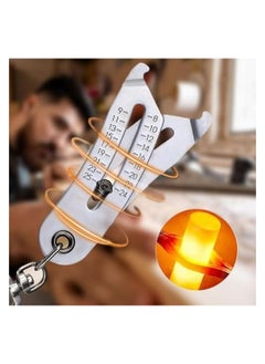 PROMASS Portable Precise Thread Size Checker Keychain, Bolt Size and Thread Identifier Tool, Quick Verification Gauge for Identifying Thread Sizes  - Image 5