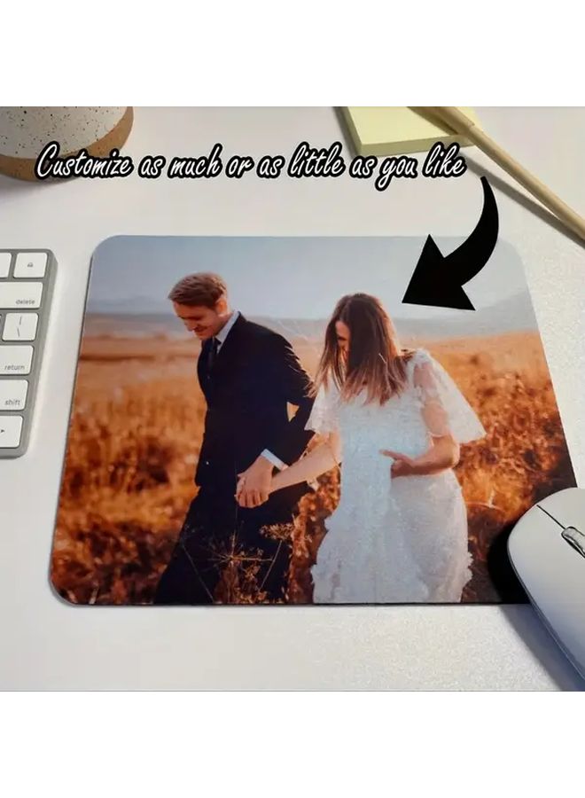 لوحة ماوس مخصصة لصورك الفوتوغرافية مع مجموعة من 3 قطع مخصصة بصورك الشخصية - Image 1