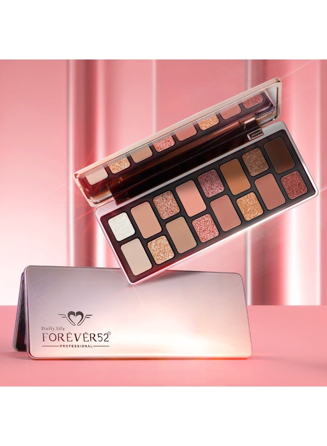 FOREVER52 16 Color Essential Eyeshadow Palette Multicolor - Image 3