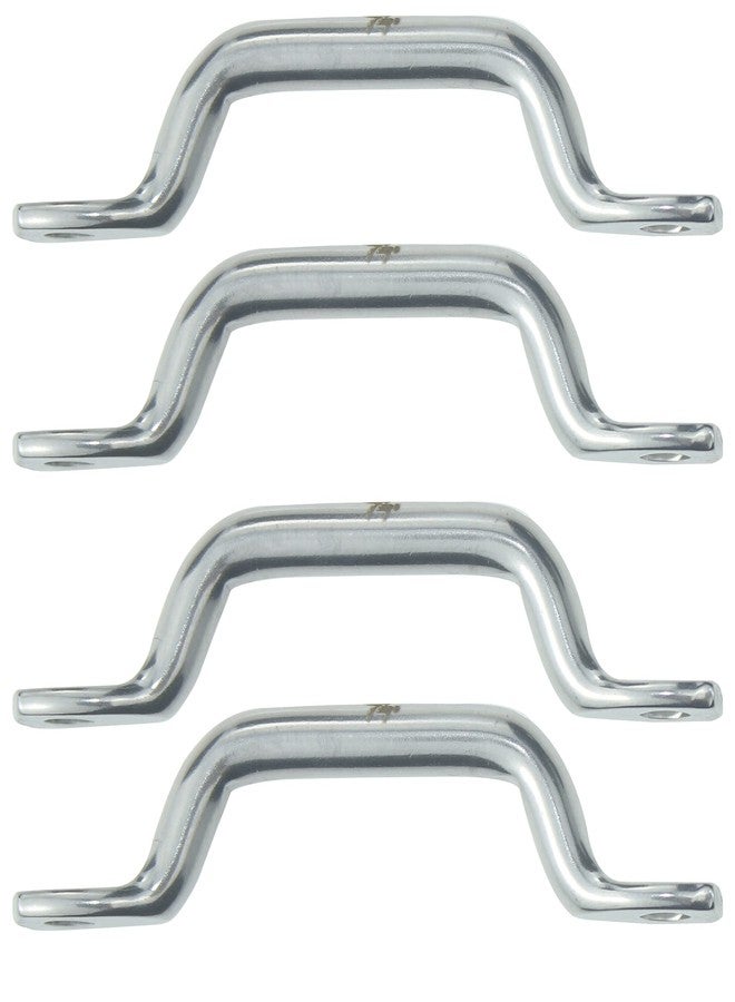NVAAV Bimini Top Strap Pad Eye Footman Loop 1 Inch - Heavy Duty Stainless Steel for Boat, Pontoon, Kayak, Buggy, Tie Downs Anchor, Jeep Wrangler Door Limit Strap, Tarps, Canopies (8 Footman Loop 16 Screw) - Image 4