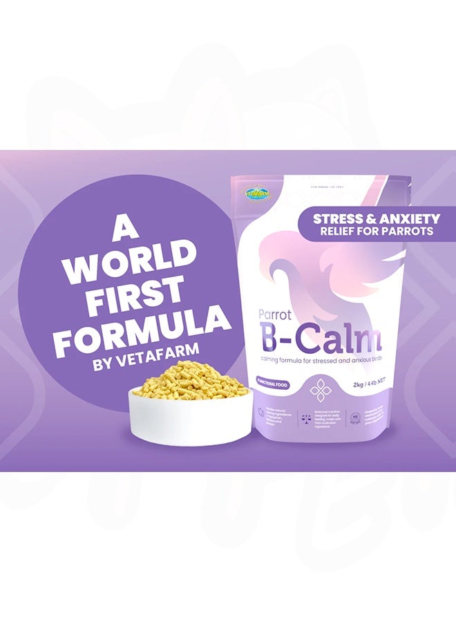 VETAFARM Parrot B-Calm Pellets - 2 KG - Image 2