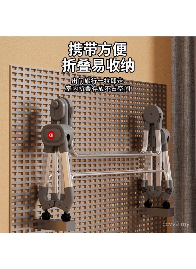 Generic - BABY BED &CHANGING TABLE, Baby Height Adjustable Bed Splicing Baby Shaker, Anti-Mosquito code(618) Dark grey - Image 1