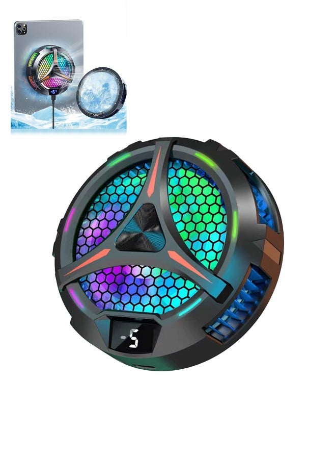 مبرد مسطح جديد من مادة ABS، CX05، مروحة تبريد أشباه الموصلات قابلة للتعديل، 3 سرعات، لأجهزة iPad وIOS وAndroid اللوحية - Image 1