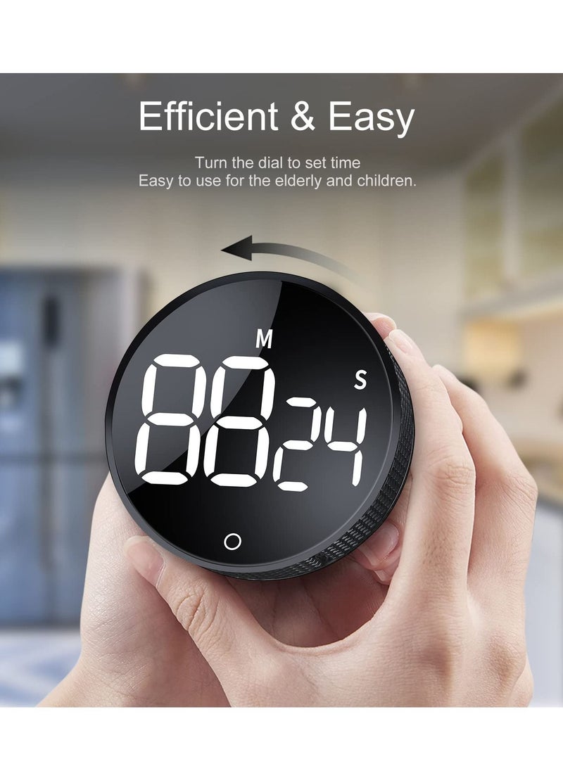 KASTWAVE - Digital Kitchen Timers, Visual timers Large LED Display Magnetic Countdown Countup Timer for Classroom Cooking Fitness Baking Studying Teaching, Easy for Kids and Seniors - Image 1