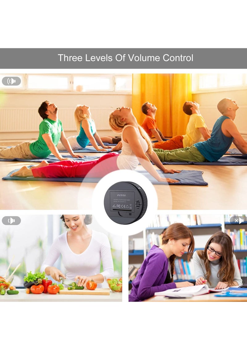 KASTWAVE - Digital Kitchen Timers, Visual timers Large LED Display Magnetic Countdown Countup Timer for Classroom Cooking Fitness Baking Studying Teaching, Easy for Kids and Seniors - Image 1