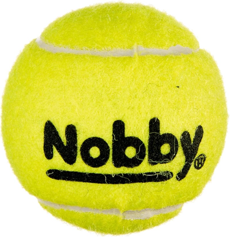 Nobby Tennis Ball with Squeaker, Medium, 6.5 cm