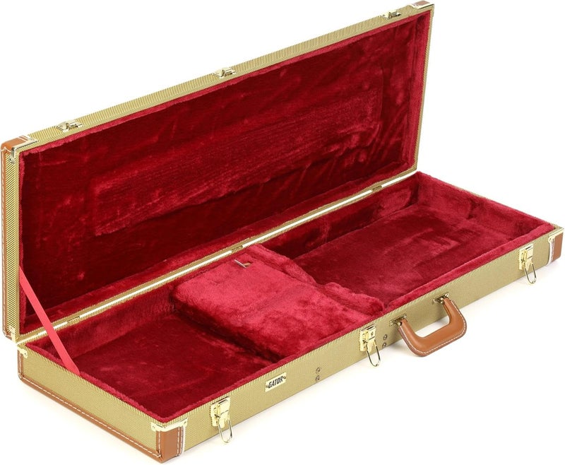 Gator Deluxe Wood Case for Electric Guitars - Tweed - Image 1