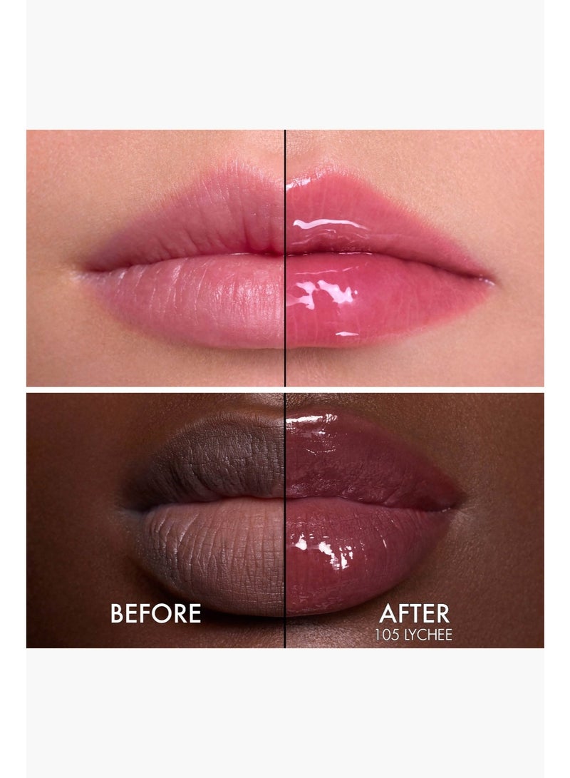 Dior Rouge زبدة شفاه ديور أديكت جلو 105 ليتشي - Image 3