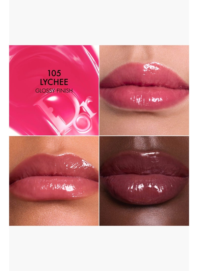 Dior Rouge زبدة شفاه ديور أديكت جلو 105 ليتشي - Image 2
