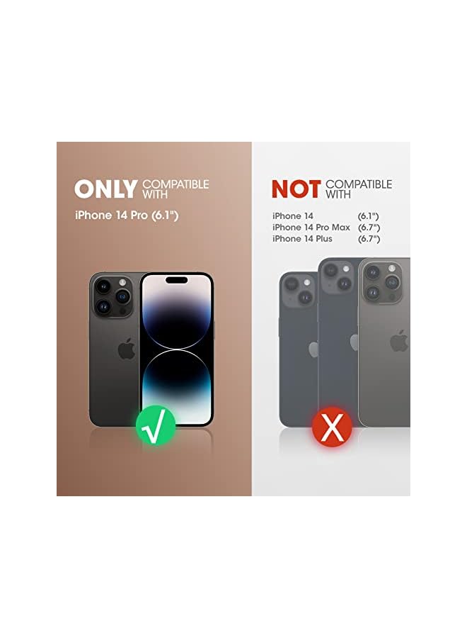 SupCase Unicorn Beetle Mag Case for iPhone 14 Pro 6.1", Compatible with MagSafe Shockproof Protective Slim Clear Case (Black) - Image 3