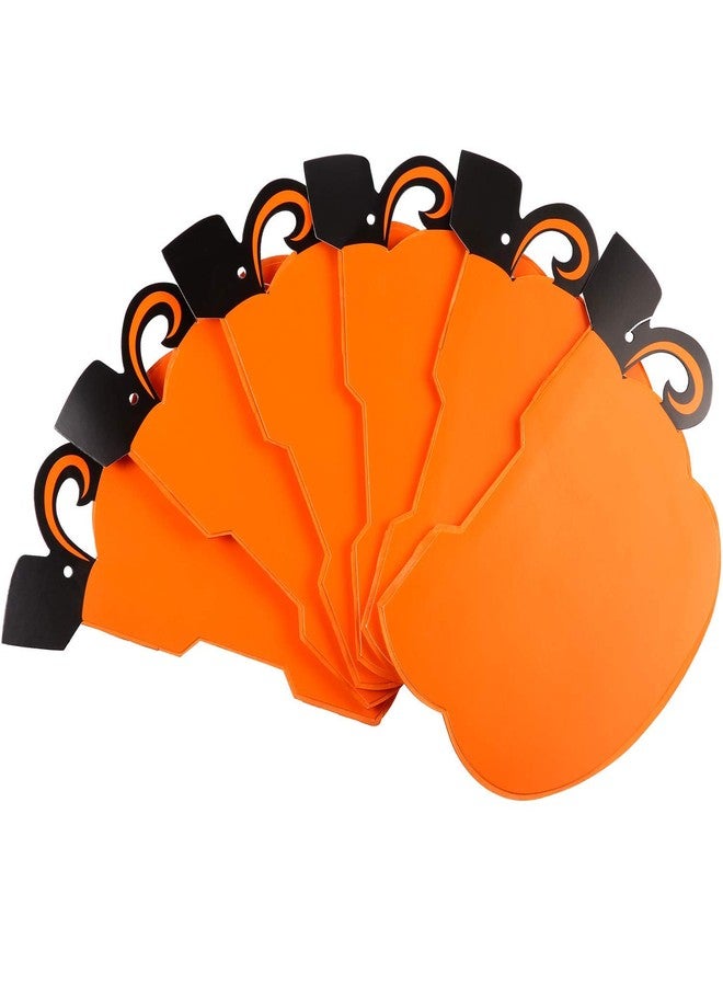 JOVITEC 10 Pack Thanksgiving Table Decor Honeycomb Pumpkins 10.2 Inch Paper Fall Hanging Pumpkin Decorations 3D Tissue Centerpieces for Halloween Birthday Wedding Party Supplies - Image 3