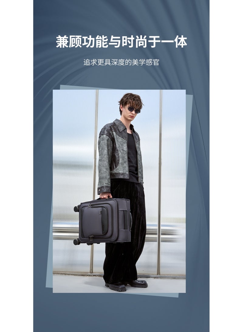 ARCTIC HUNTER LGX004 18 Inch Arctic Hunter LGX004 Roller Suitcase - High-quality, durable, water-resistant fabric with silent wheels and a safety lock - Image 2