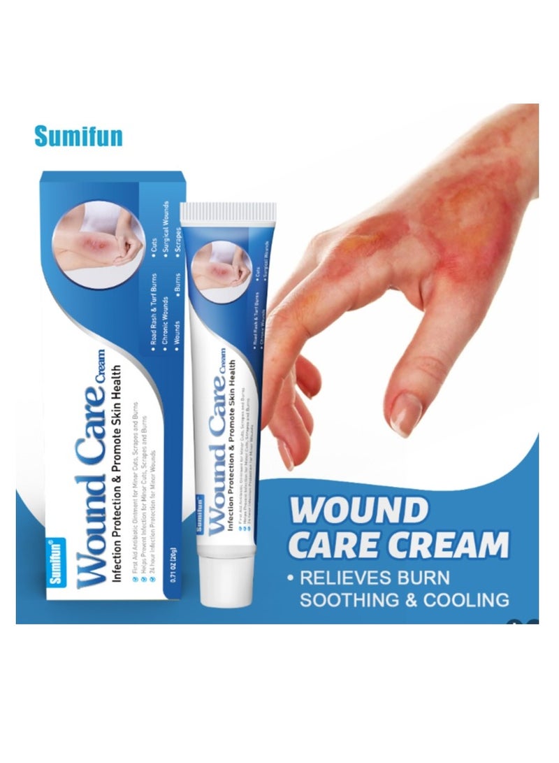 Sumifun Burn Ointment Burning Wound Care Anti-Infection Cream Antibacterial Skin Healing Burn Ointment 20g - Image 1
