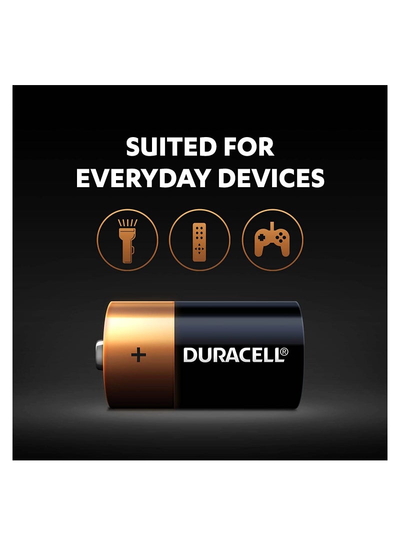 دوراسيل Duracell C2 Long Lasting Power Guaranteed 1.5V Alkaline Batteries - Image 4