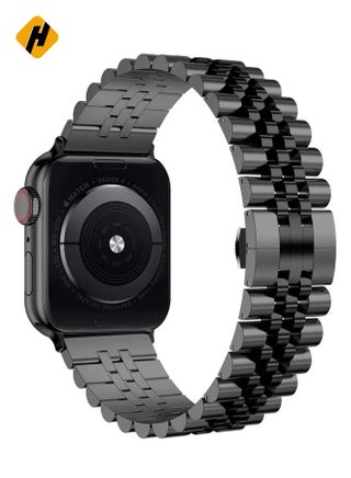 Compatible with Apple Watch Band 41mm 40mm 38mm, Stainless Steel Heavy Band with Butterfly Folding Clasp Link Bracelet for iWatch Series8/7/6/ SE Series 5/4/3/Men Women - pzsku/Z677AB81C7B7106760F60Z/45/_/1734439478/630de539-b03e-4721-be81-f078d626bee3
