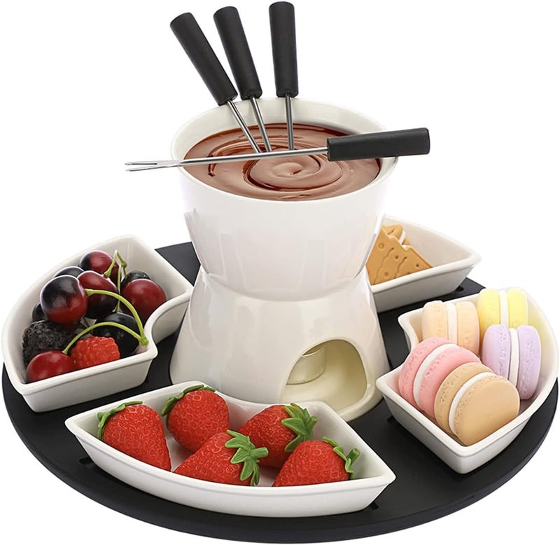 Excefore Chocolate Melting Pot, Chocolate Melting Heating Fondue Machine, Electric Chocolate Melter, Chocolate Machine for Chocolate Cheese, DIY Kitchen Tools - Image 1