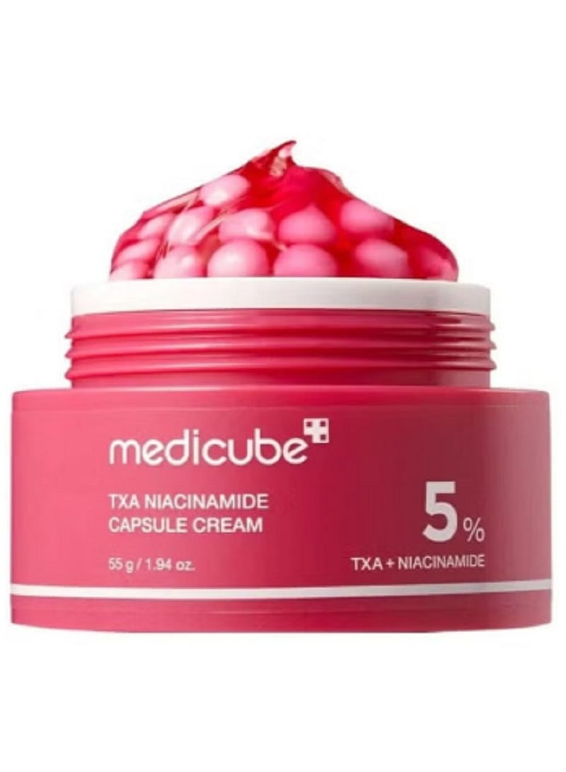 Medicube MediCube Medicube TXA Plus Niacinamide Capsule Cream for Post-Spot Care | Ultra-Brightening Moisturizer | Uneven Skin Tone, Texture, and Hydration | 99% Pure Tranexamic Acid and Niacinamide | Skincare - Image 1