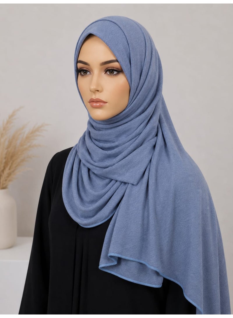 Jersey Hijab - Dusty Blue