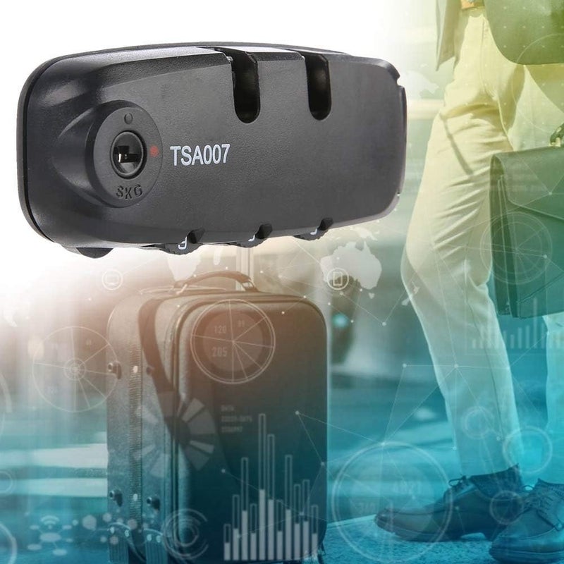 كلاراكو قفل أمان حقيبة السفر برمز مركب وقفل ثابت برمز - Image 3