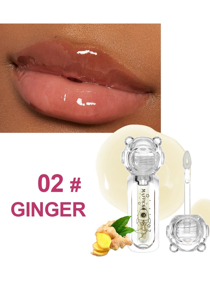 maffick MAFFICK Nourishing Lip Oil- Natural Lip Essence Conditioner: Moisturizing, Reducing Lip Wrinkles, Preventing Dryness and Chapping for Glossier Lips  - Image 1