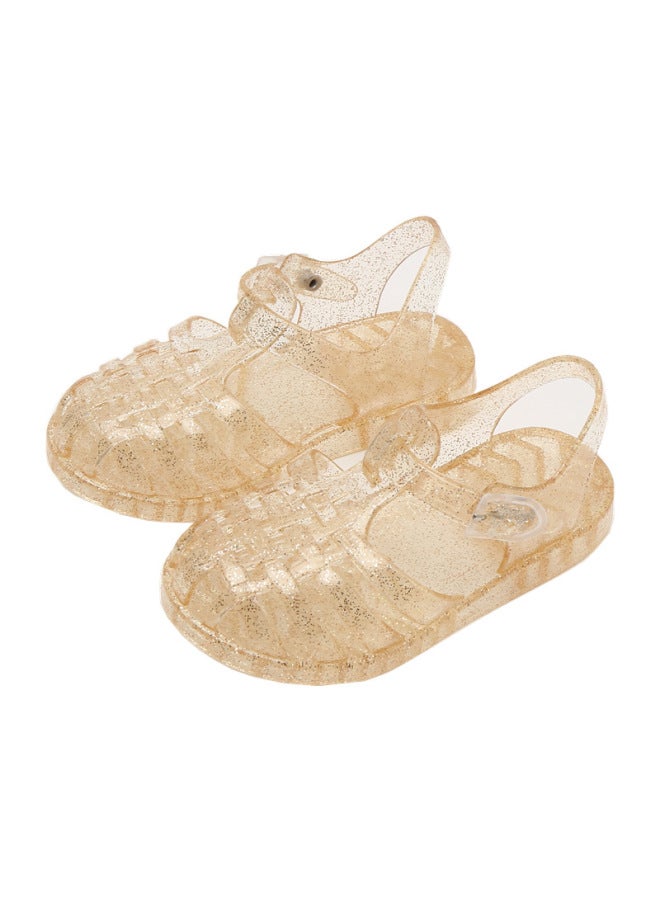 New Children's Sandals Transparent Shoes 3-9 Years Old Princess Primary School Students Roman Jelly Color Children's Shoes For