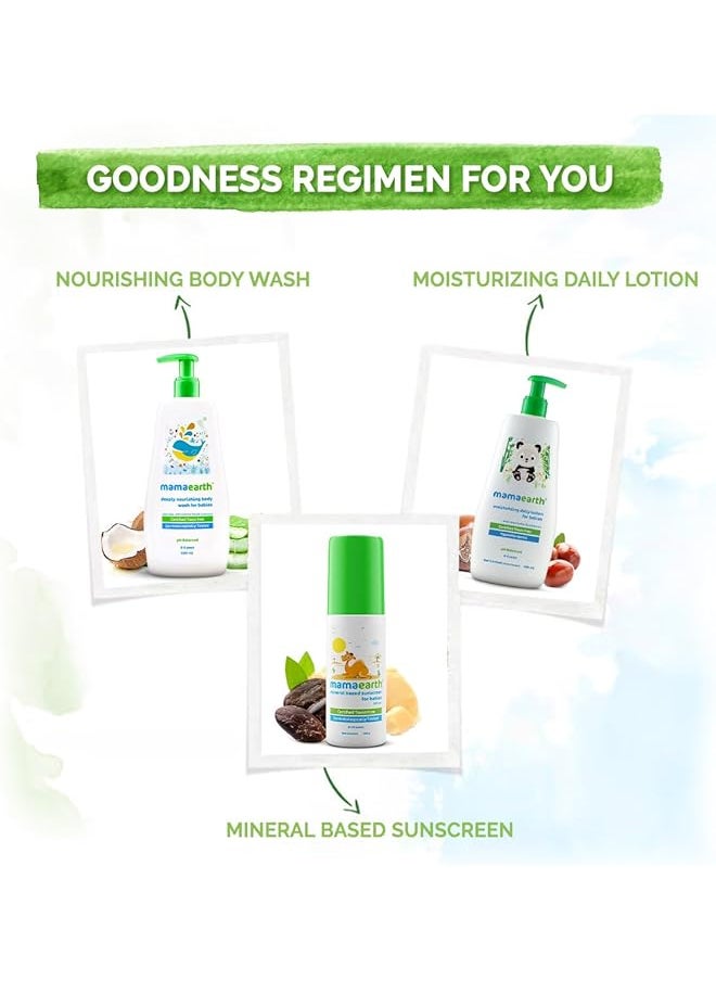 Mamaearth - Deeply Nourishing Body Wash For Babies 400Ml Infused With Coconut Oil Orange Essential Oil And Aloe - Image 1